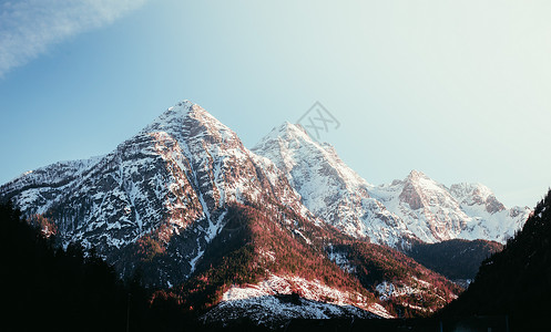 奥地利阿尔卑斯山脉图片