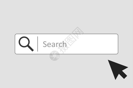浏览器搜索栏平面设计UIEps10背景图片