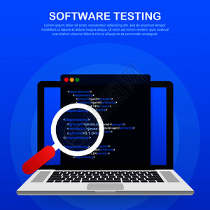 软件测试开发工作流程序编码测试分析概念矢量存说明装置高清图片素材