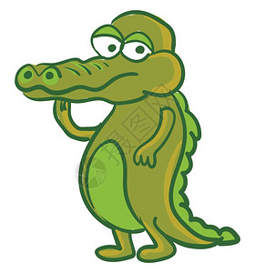 卡通鳄鱼背景图片
