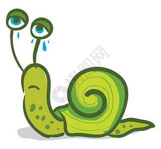 绿色蜗牛图片