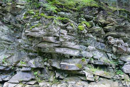 皮层岩石的地质部分近距离接图片