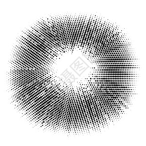 半色图案圆点集白背景上的圆点图案集重叠的Grunge模板困苦的线设计淡化单色点流行的艺术回放半色图案集背景图片