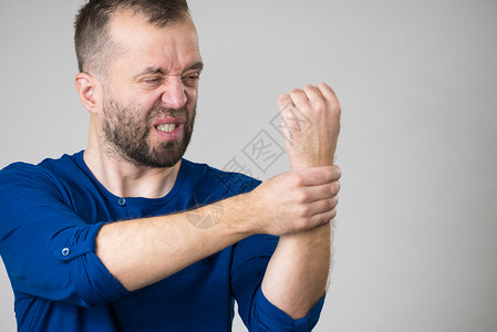 人手腕疼痛臂关节受伤健康风湿病问题人手腕疼痛图片