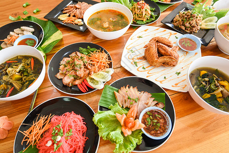 餐桌食物图片