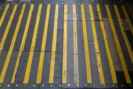 香港市中心斑马线图片