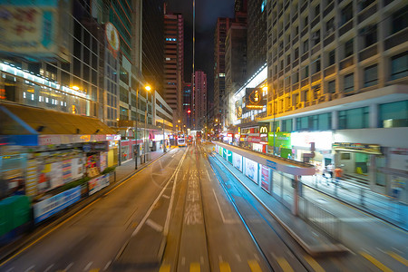 香港繁华的夜景图片