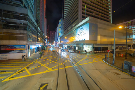 香港繁华的夜景图片