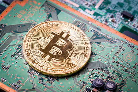 比特币交易Bittcoin数字货币工作室在亲机背景上的数字货币背景