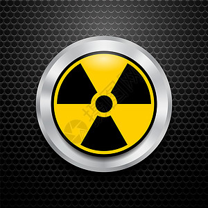 电离辐射信号放污染符号警告危险背景图片