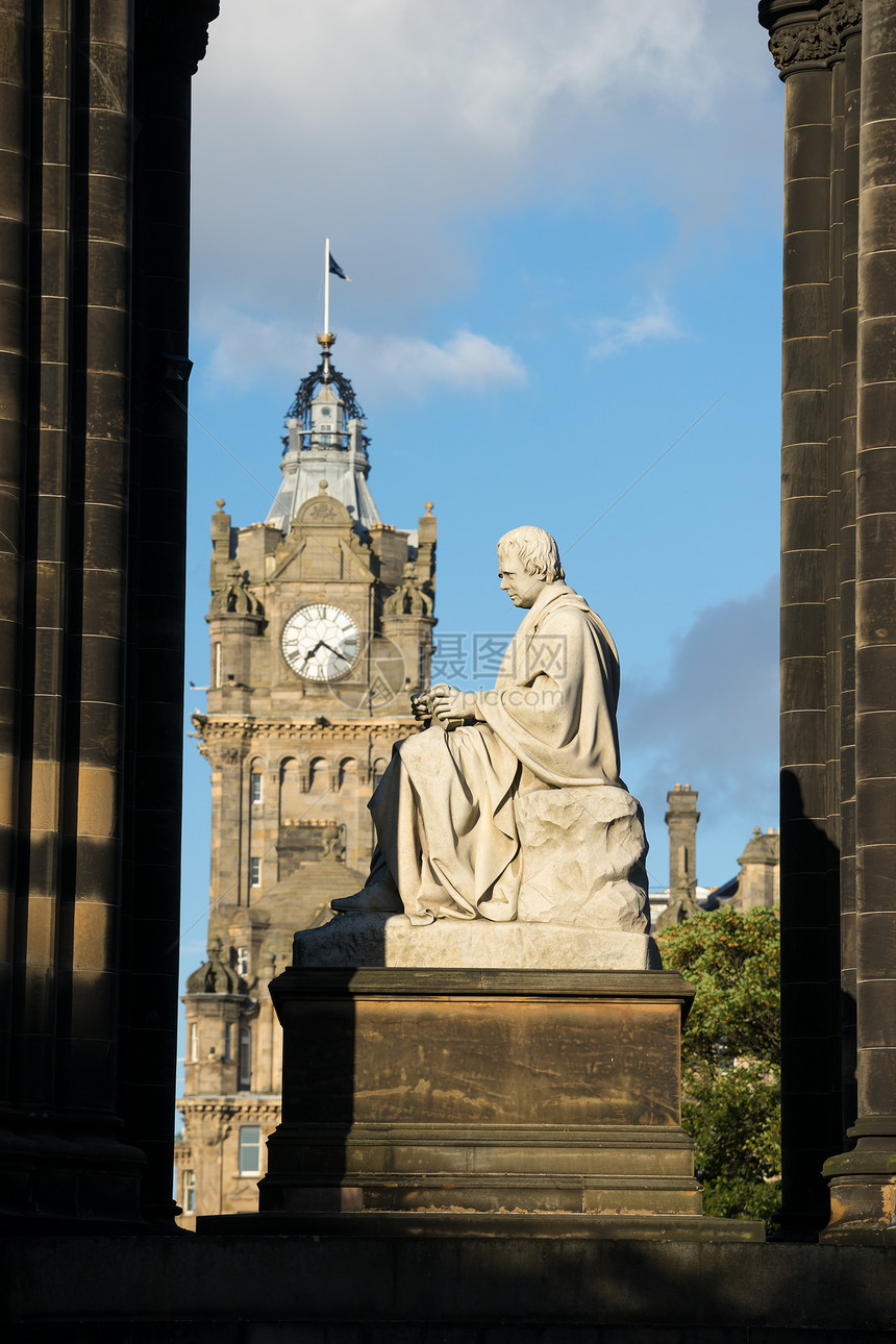 WalterScott纪念碑爱丁堡苏格兰联合王国图片