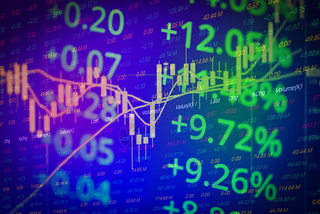 以危机股票市场图表业务替代交易和分析金融董事会投资指标的分析显示风险货币价格股票海图汇率增长和数字背景的双重风险货币价格指数背景图片