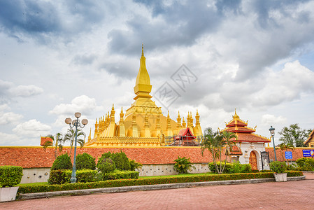 老挝万象在阿西亚背景图片