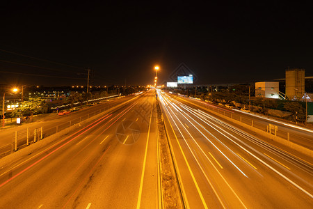 泰国曼谷高速公路夜景图片