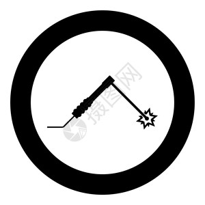 黑色圆圈电焊矢量设计元素图片