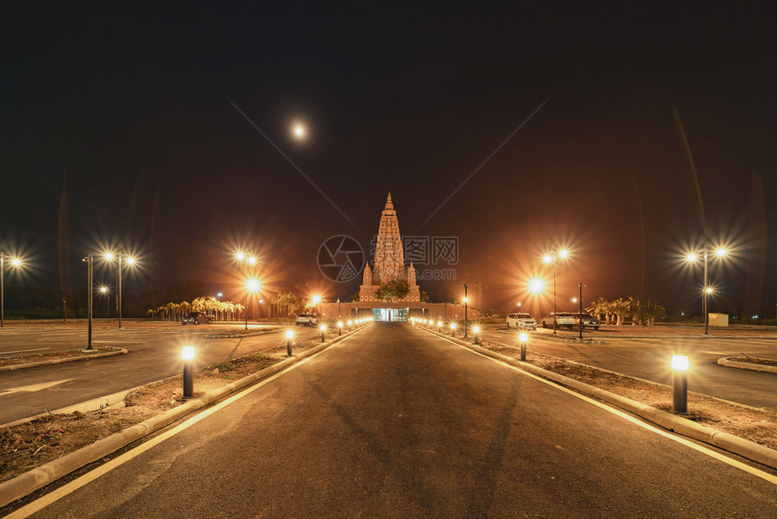 WatPanyanantaram泰国巴顿萨尼市佛教寺庙泰国建筑背景旅行和假期概念佛教宗旅游景点图片