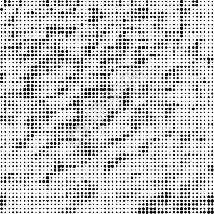 半调模式白背景上的多点纹理集重叠的Grunge模板困苦的线设计淡化单色点流行的艺术回放白背景上的多点纹理集背景