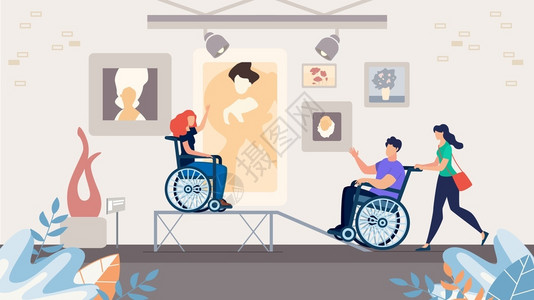 残疾人无障碍服务高清图片