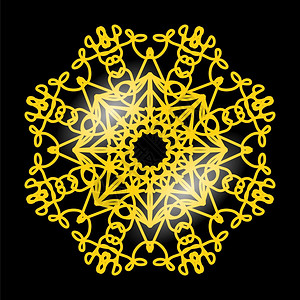 帝国设计素材在白背景上孤立的金框架黄色属圆环逆向奢侈品白背景上孤立的金框架黄属圆环背景