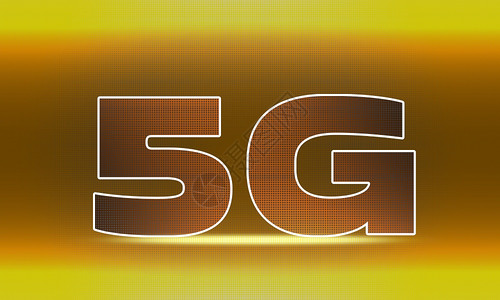 5G电信技术概念3D图片