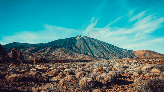 西班牙火山Teide公园Teide山教科文组织世界遗产址图片