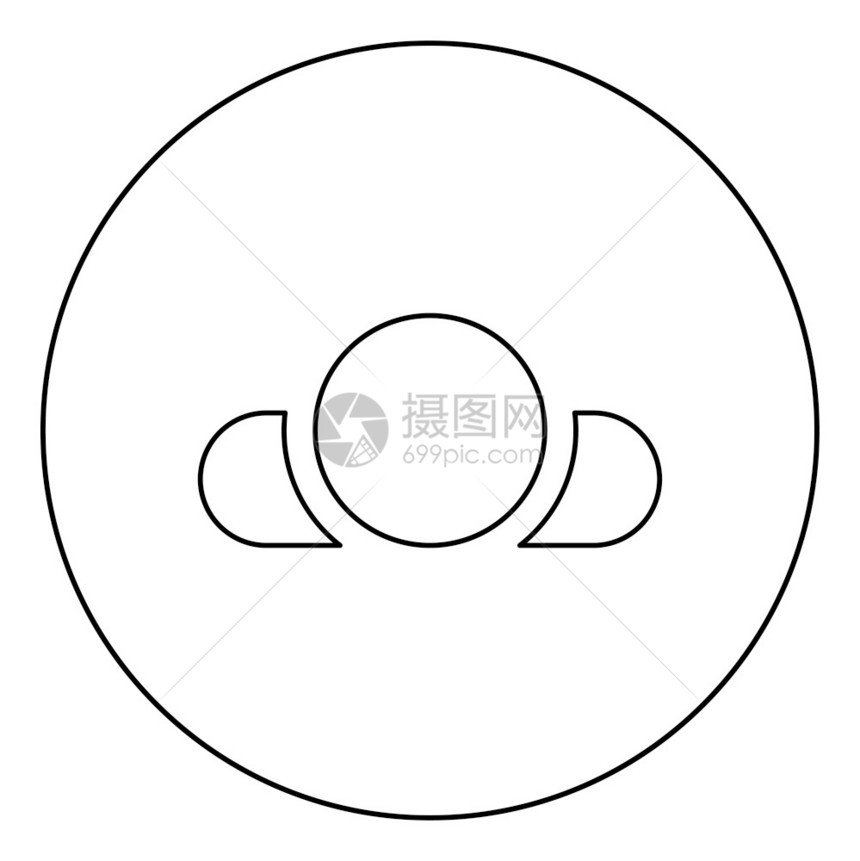 圆形黑色矢量显示平板风格简单图像圆形黑色矢量显示平板风格图像圆形黑色矢量显示平板风格图像图片