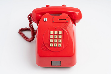 与我们联系的Vintagerefront电话概念蓝色高清图片素材