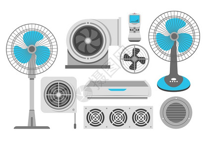 工业通风和排气螺旋体载隔离室内装置温度调整和室内空电子动设备气候控制图片