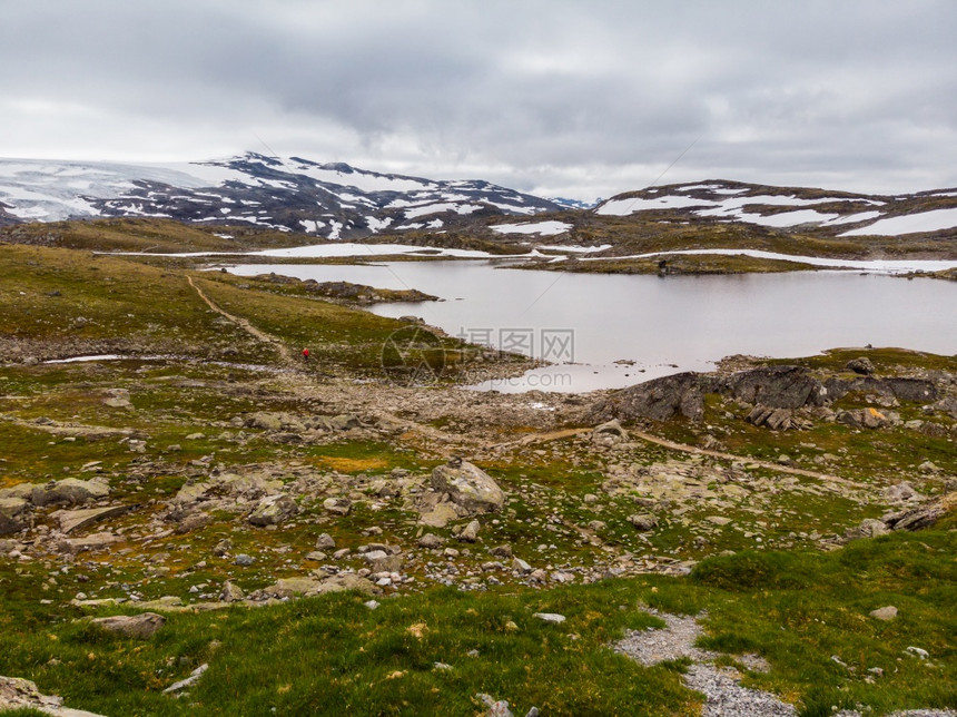 挪威夏季山地景观旅游色5号Sognefjellet公路空中视图山地景观挪威旅游色5号Songnefjellet公路图片