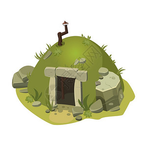游戏风场景坟墓洞穴图片