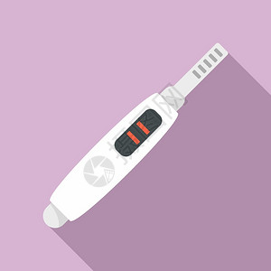 孕妇测试图标用于网络设计的孕妇测试矢量图标的简单插孕妇测试标平板风格图片