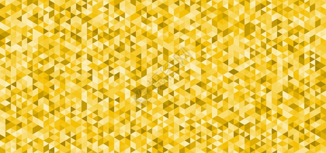 三角形纹理摘要黄色三角形图案无缝背景纹理现代几何矢量插图插画