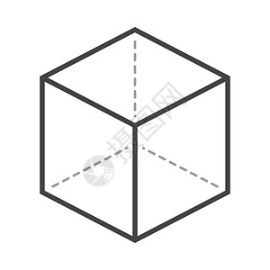 立方体图标插画