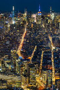 纽约中市天际线摩大楼办公纽约州曼哈顿市纽约州曼哈顿降低高清图片素材