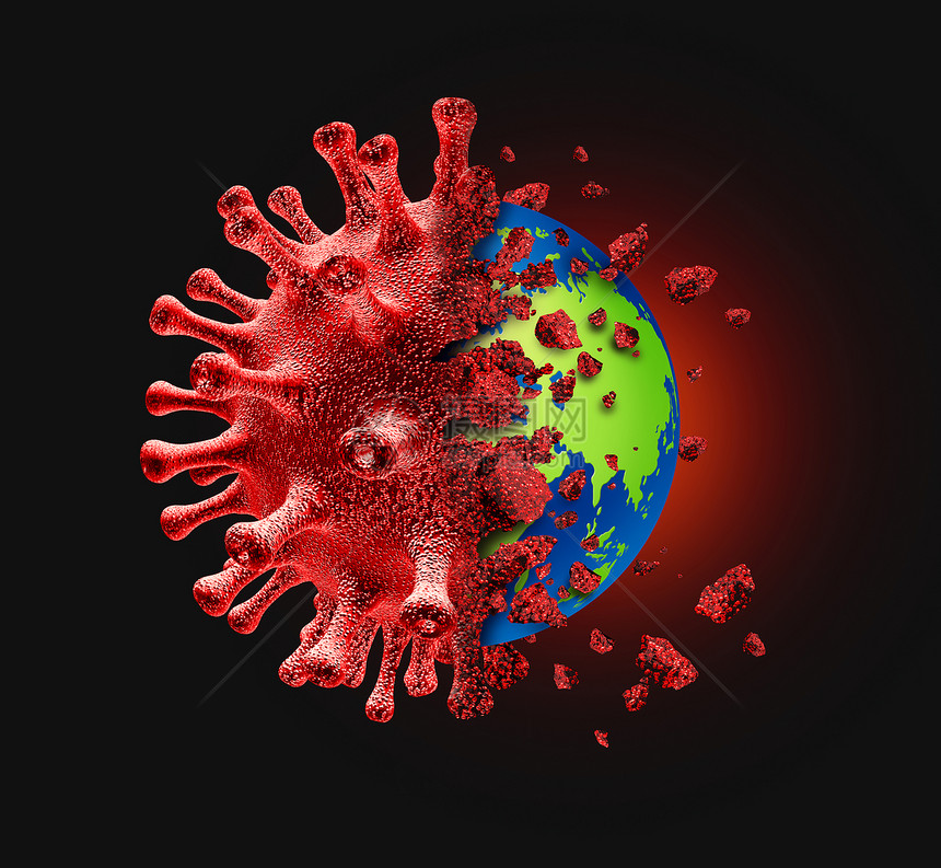 世界恢复和流感或冠状全球疫苗是国际社会医学界与传染病细胞作斗争为从3D造成的大流行病中恢复的象征图片