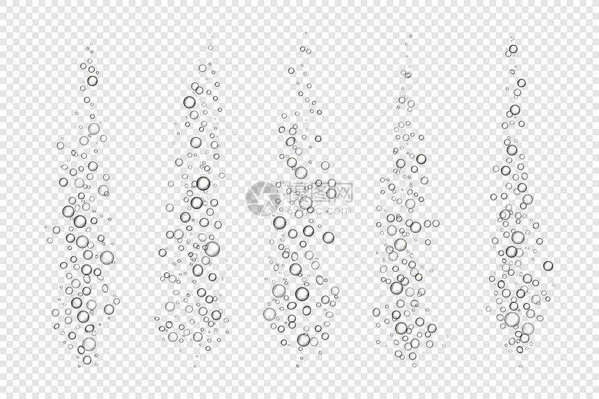 水下空气泡图片