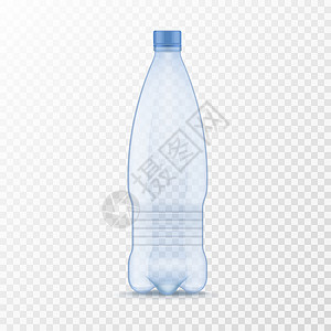 矿泉水包装展示塑料矿泉水瓶插画