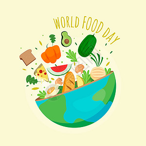 世界粮食日运动背景图片