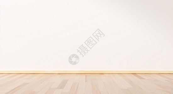 空房间白色木制室内设计现代最起码的日本式房间壁白色您的文本空间3D翻譯背景图片