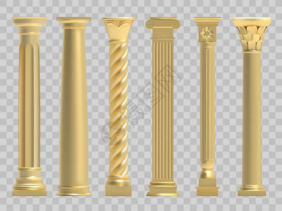 建川博物馆古老的柱子现实金色古希腊代柱子经典的历史柱子古老的金色建筑质柱子插图古老的金色希腊代柱子老的历史柱子古老的金质建筑柱子插图古代建插画
