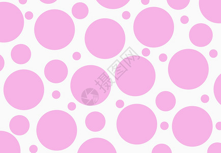 无缝点粉红背景圆白粉纹理设计图案现代数字抽象粉红背景图片