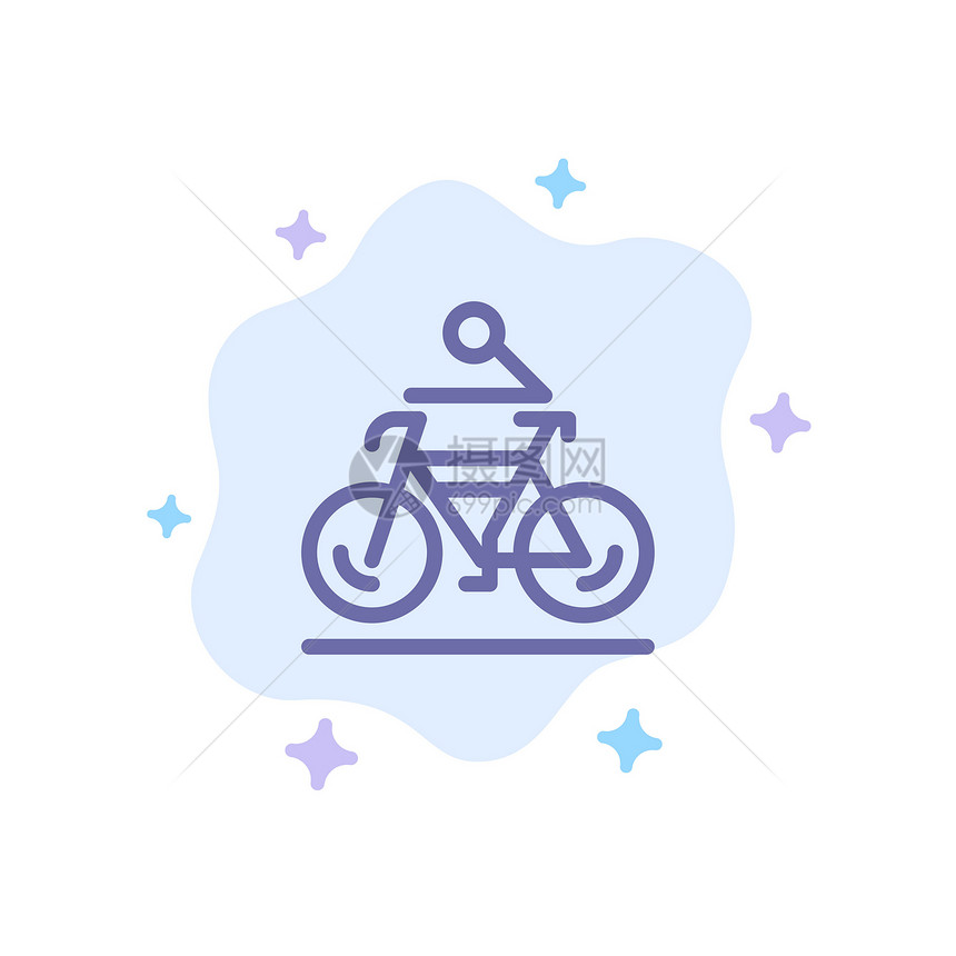 活动自行车蓝赛图标图片
