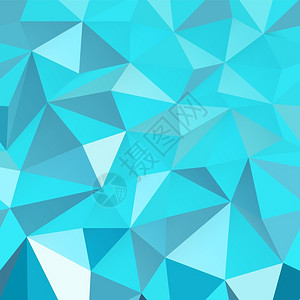 钻石光蓝色三角形几何模式矢量设计背景插画