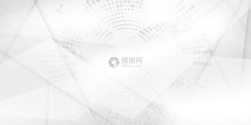 摘要灰色背景海报带有动态技术网络矢量插图图片