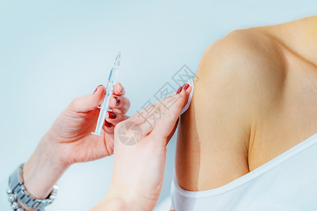 流感疫苗接种图片