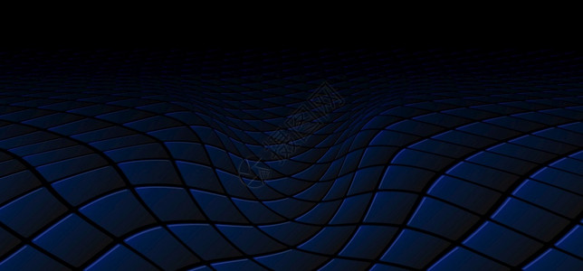 黑色和蓝平方形波图案背景和带有文字空间的纹理重复几何网格矢量图解图片
