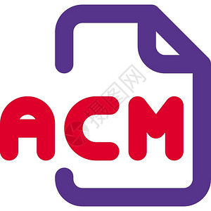 ACM文件扩展名是一个与音频压缩管理器相关的文件格式背景图片