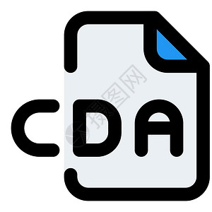 CDA是CD音效快捷键文件格式的扩展名背景图片