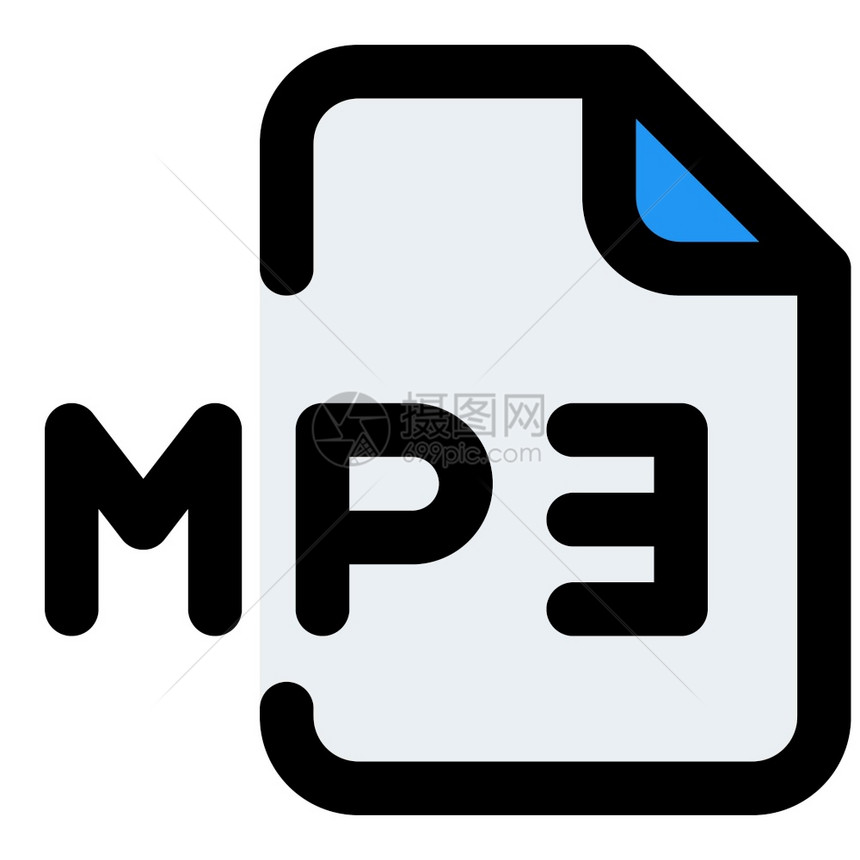 作为文件格式的MP3通常指定包含基础流音频编码数据的文件图片