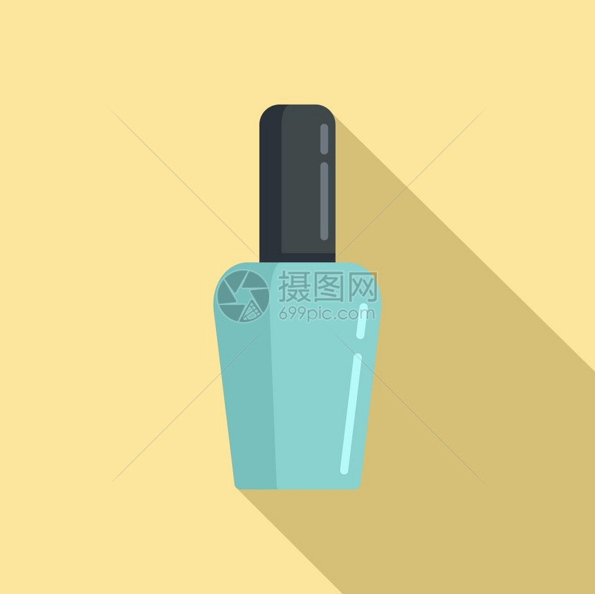 护理指甲油图示用于网络设计的护理指甲油矢量图示平板风格图片